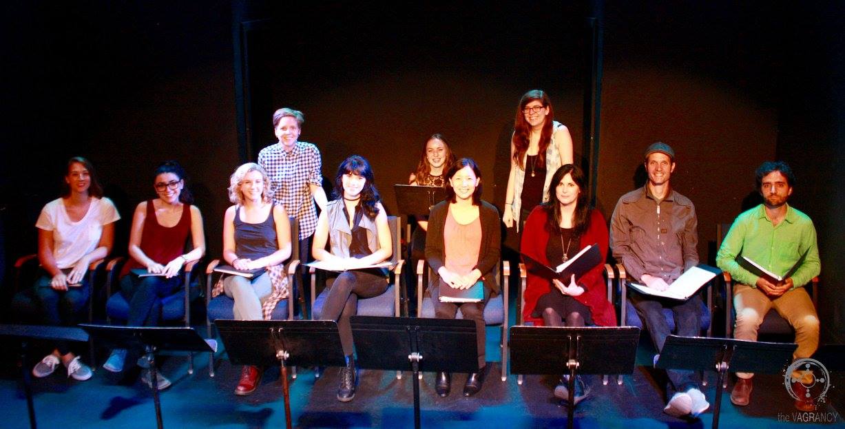Jessica Lynn Parsons in staged reading of Mercy Station with the Vagrancy at Sacred Fools Theatre